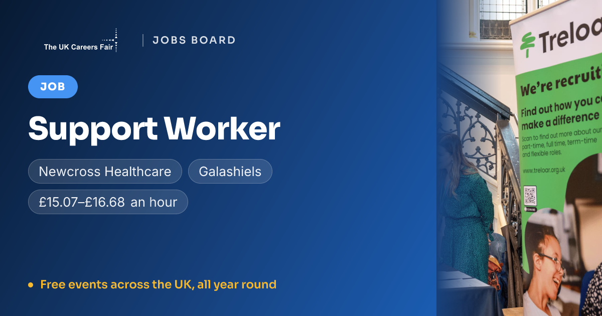 Support Worker — Newcross Healthcare | The UK Careers Fair
